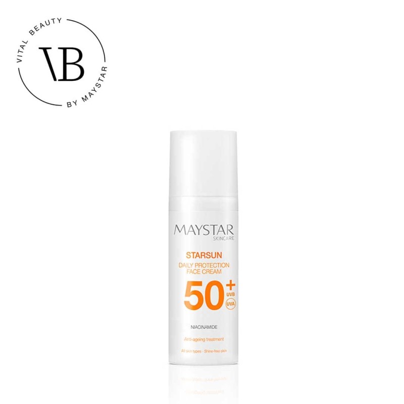 MAYSTAR – STARSUN · DAILY PROTECTION FACE CREAM SPF 50+ MAYSTAR – STARSUN · DAILY PROTECTION FACE CREAM SPF 50+