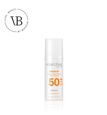 MAYSTAR – STARSUN · DAILY PROTECTION FACE CREAM SPF 50+