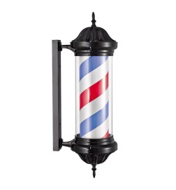 EUROSTIL - POLO BARBER NEGRO LUMINOSO Y ROTATIVO