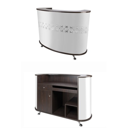 EUROSTIL - MUEBLE RECEPCIÓN PROFESIONAL 136 × 100 × 60 CM