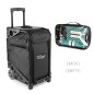 EUROSTIL - BOLSA PROFESIONAL DE PELUQUERÍA CON RUEDAS NEGRA EUROSTIL - BOLSA PROFESIONAL DE PELUQUERÍA CON RUEDAS NEGRA