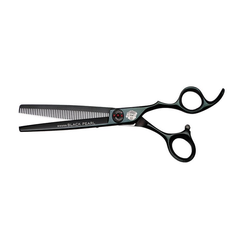 CAPTAIN COOK - TIJERA BLACK PEARL ESCULPIR 7" PROFESIONAL PARA ENTRESACAR