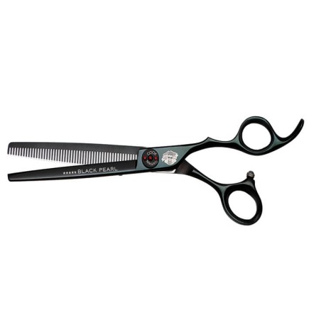 CAPTAIN COOK - TIJERA BLACK PEARL ESCULPIR 7" PROFESIONAL PARA ENTRESACAR