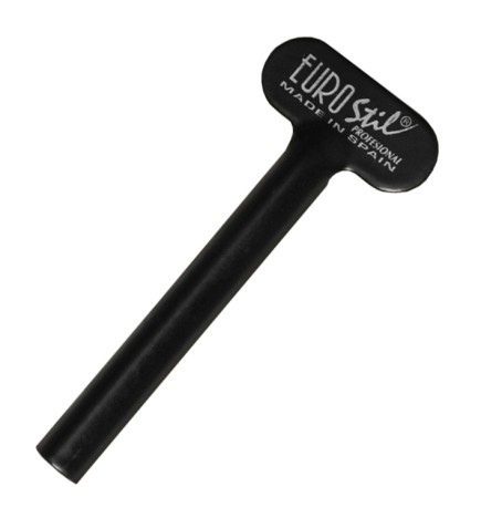 EUROSTIL - EXPRIMIDOR METÁLICO NEGRO PARA TUBOS DE TINTE
