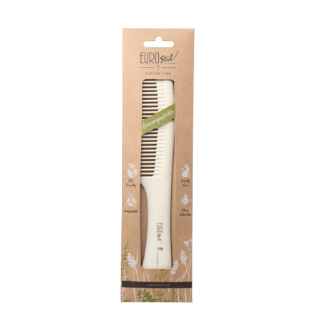 EUROSTIL - PEINE ESCARPIDOR BIODEGRADABLE NATURE LINE 22 CM