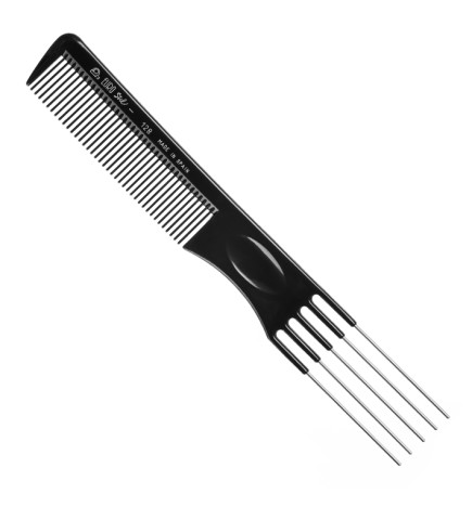 EUROSTIL - PEINE AHUECADOR 5 PÚAS DE HIERRO 19,5 CM