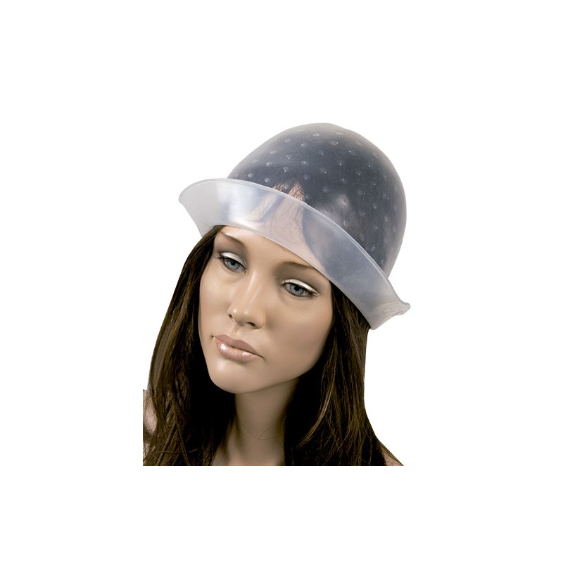EUROSTIL - GORRO PARA MECHAS TRASLÚCIDO CON GANCHILLO