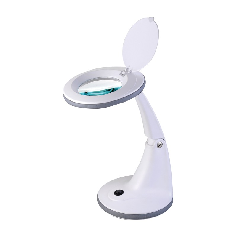 POLLIÉ - LUPA CON LUZ LED DE 5 DIOPTRÍAS DE SOBREMESA POLLIÉ - LUPA CON LUZ LED DE 5 DIOPTRÍAS DE SOBREMESA
