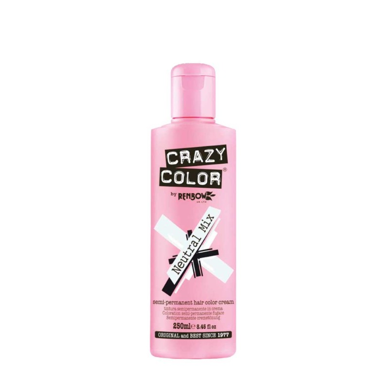 CRAZY COLOR - NEUTRAL MIX CREMA COLORANTE SEMIPERMANENTE PARA TONOS PASTEL CRAZY COLOR - NEUTRAL MIX CREMA COLORANTE SEMIPERMANENTE PARA TONOS PASTEL