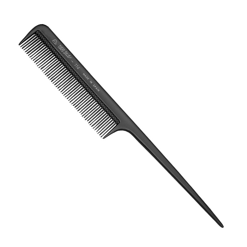 EUROSTIL - PEINE CON PÚA DE NYLON PROFESIONAL 20,5 CM EUROSTIL - PEINE CON PÚA DE NYLON PROFESIONAL 20,5 CM