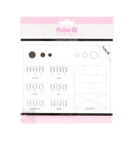POLLIÉ - TAPETE ANTIDESLIZANTE PARA MANICURAS 15 X 18 CM