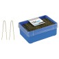 EUROSTIL - CAJA DE 400 HORQUILLAS INVISIBLES BRONCE EUROSTIL - CAJA DE 400 HORQUILLAS INVISIBLES BRONCE