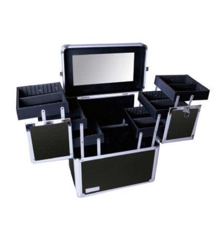 EUROSTIL - MALETA TROLLEY NEGRA 36 X 22 X 42 CM