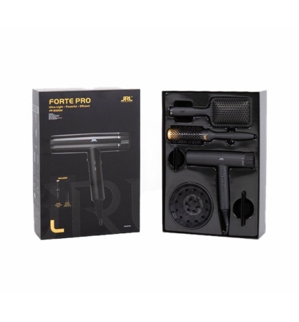 JRL – PACK FORTE PRO + CERAMIC ROUND BRUSH + ANTI-STATIC PADDLE BRUSH