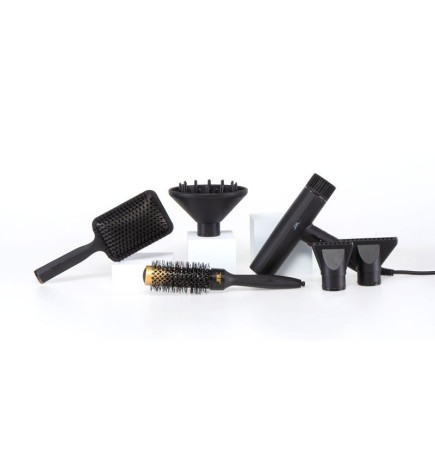 JRL – PACK FORTE PRO + CERAMIC ROUND BRUSH + ANTI-STATIC PADDLE BRUSH