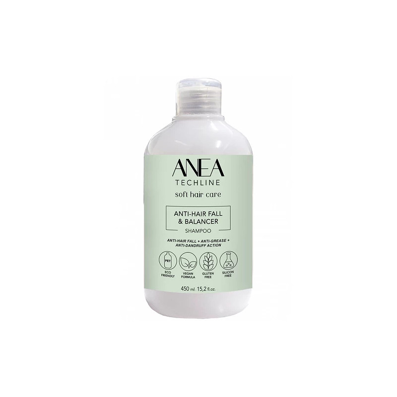 ANEA TECHLINE ANTICAIDA Y REGULADOR CHAMPÚ 450ml ANEA TECHLINE ANTICAIDA Y REGULADOR CHAMPÚ 450ml