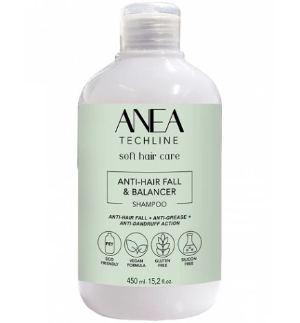 ANEA TECHLINE ANTICAIDA Y REGULADOR CHAMPÚ 450ml