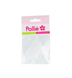 POLLIÉ - BOLSA 10 MINI ESPÁTULAS PARA CREMA TRANSPARENTES