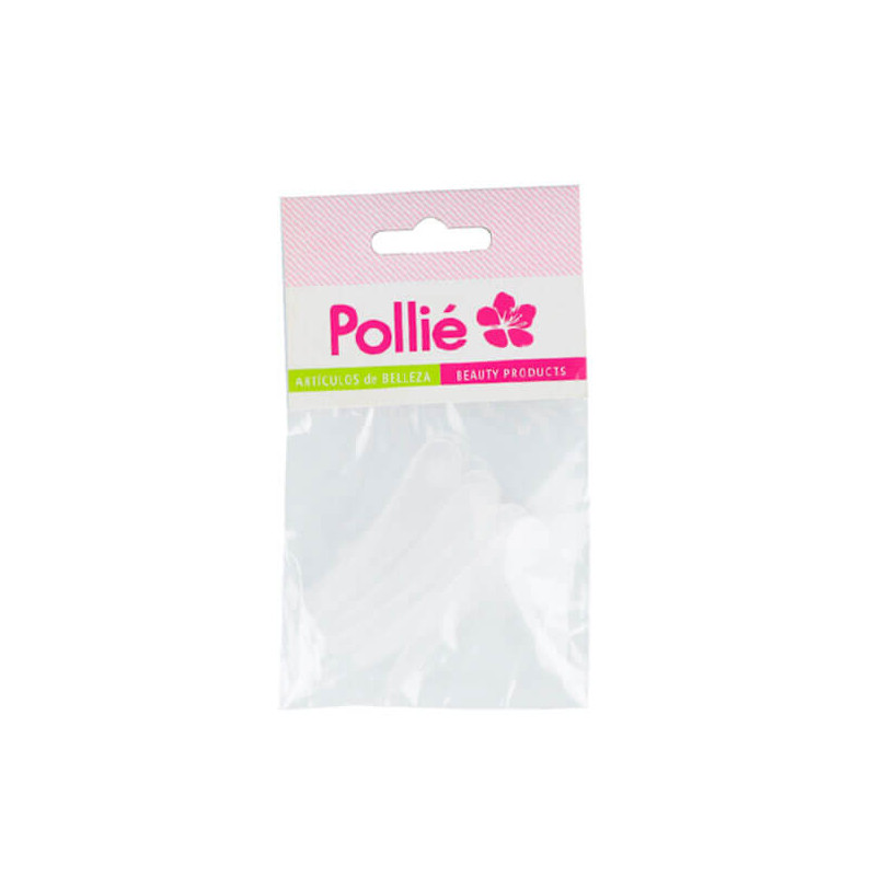 POLLIÉ - BOLSA 10 MINI ESPÁTULAS PARA CREMA TRANSPARENTES