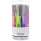 EUROSTIL - BOTE 60 PEINES COLORES MOD.1469 PEINE 5 PÚAS AHUECADOR COLOR