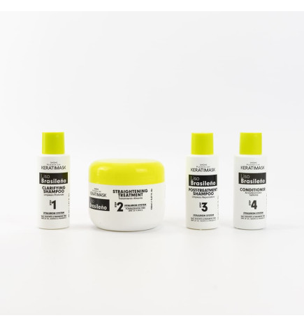 KIT ALISADO BRASILEÑO SIN FORMOL KERATIMASK