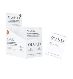 OLAPLEX SINGLE USE PROFESSIONAL SYSTEM Nº1 + Nº2 CAJA 25 SOBRES (15 ML + 30 ML)