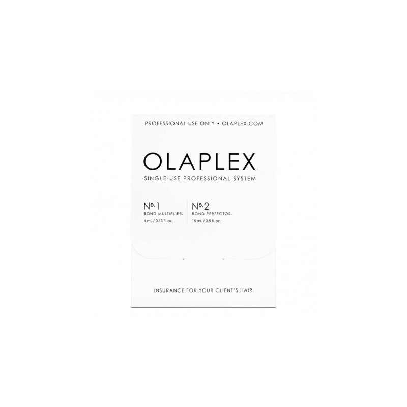 OLAPLEX SINGLE USE PROFESSIONAL SYSTEM Nº1 + Nº2 (15 ML + 30 ML)