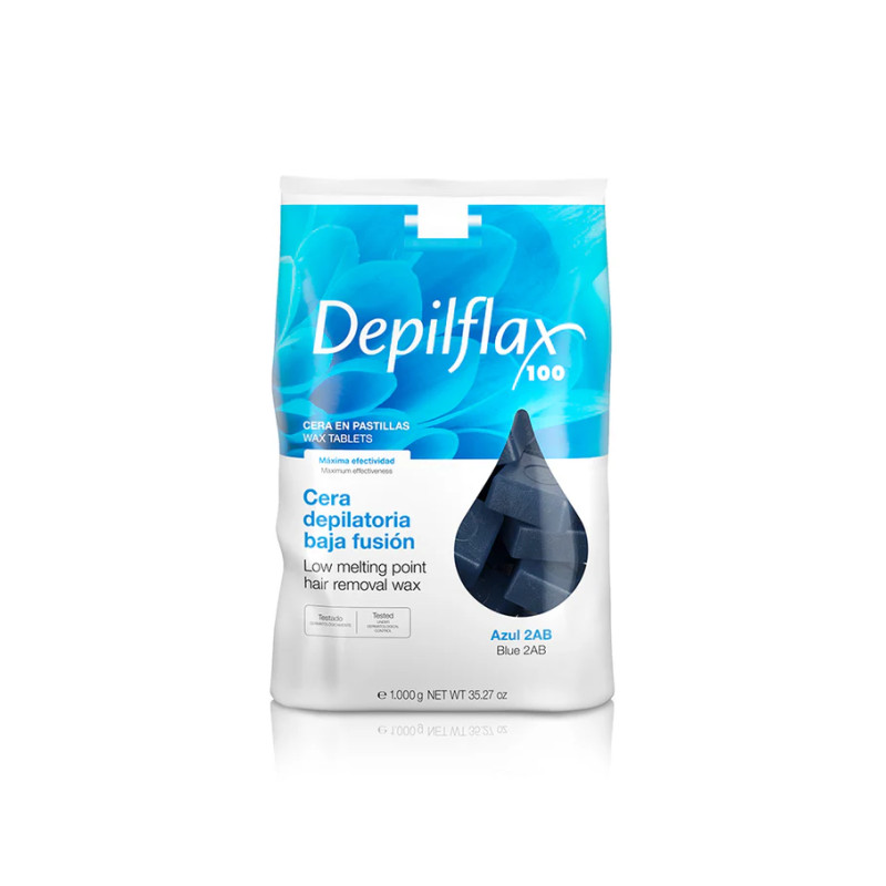 DEPILFLAX – CERA DE BAJA FUSIÓN CRISTALINA AZUL 2AB