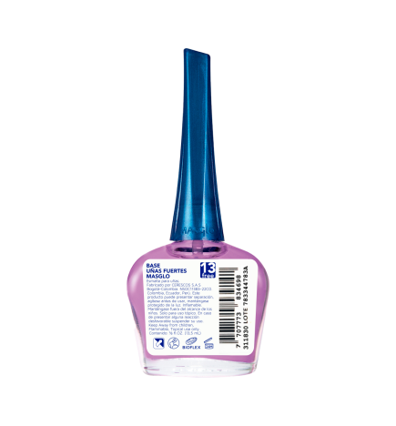 MASGLO – BASE TRADICIONAL FORTALECEDORA UÑAS FUERTES 13,5 ML