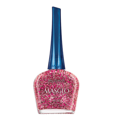 MASGLO – BRILLO TRADICIONAL CON PARTÍCULAS ROSA 13,5 ML