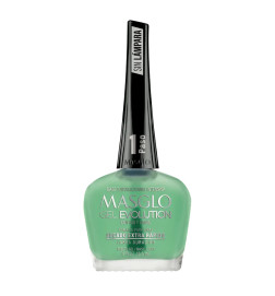 MASGLO – BASE FORTALECEDORA DE UÑAS CON AJO Y LIMÓN GEL EVOLUTION 13,5 ML