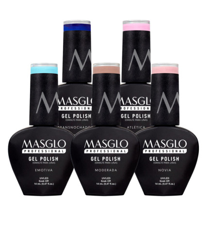 MASGLO - ESMALTE SEMIPERMANENTE PROFESSIONAL GEL POLISH 7 ML CREMOSO