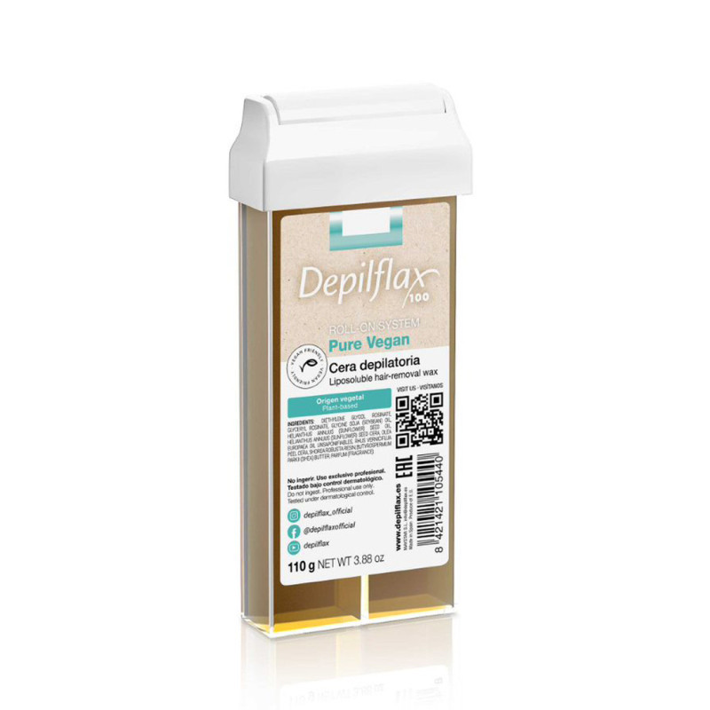 DEPILFLAX - CERA DEPILATORIA ROLL-ON PURE VEGAN DEPILFLAX - CERA DEPILATORIA ROLL-ON PURE VEGAN
