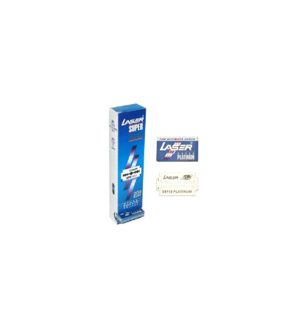 LASER – SUPER PLATINUM · CUCHILLAS DESECHABLES DISPENSADOR 200 HOJAS