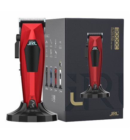 JRL – 3000CE-F CLIPPER ROJA CON CUCHILLA FADE