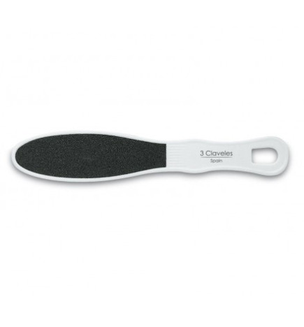 TRES CLAVELES - LIMA PEDICURA MANGO ABS 24 cm COLG. 3C