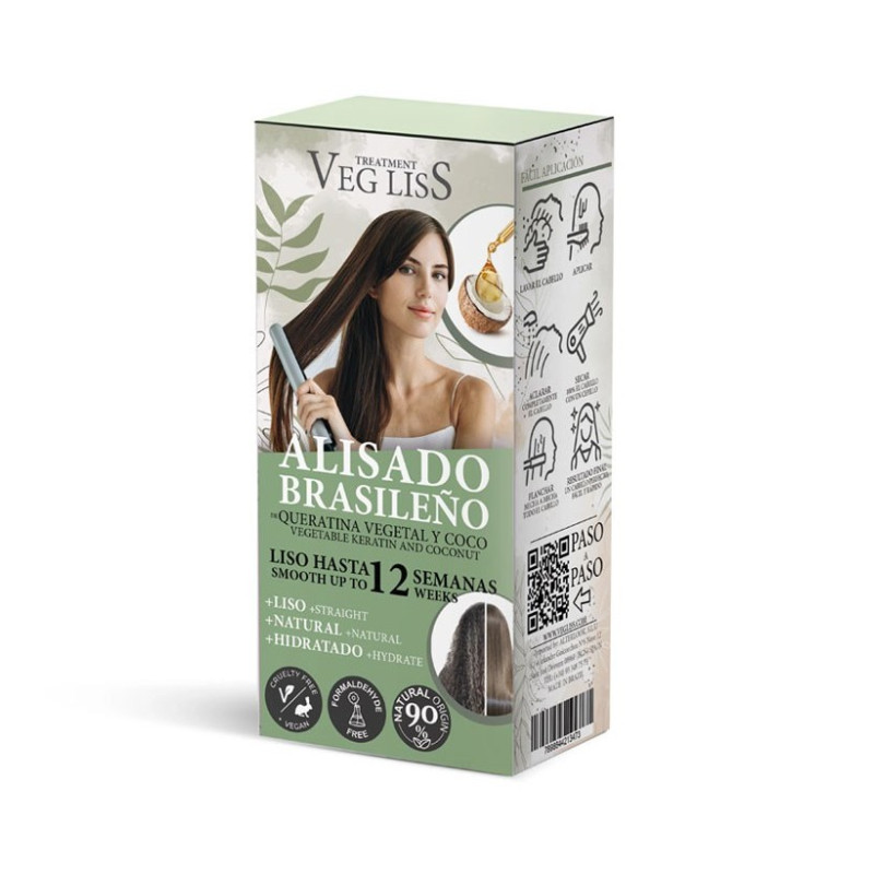 VEG LISS - ALISADO BRASILEÑO DE KERATINA VEGETAL VEGANA VEG LISS - ALISADO BRASILEÑO DE KERATINA VEGETAL VEGANA