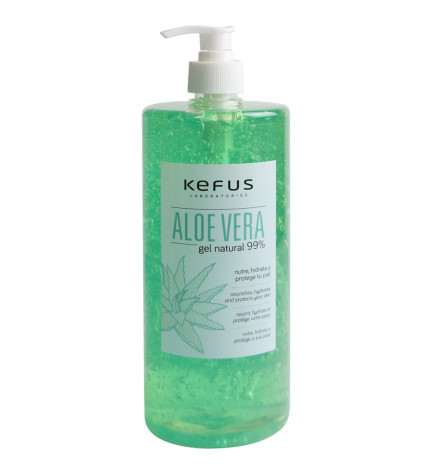 KEFUS - GEL DE ALOE VERA 99% PURO Y NATURAL