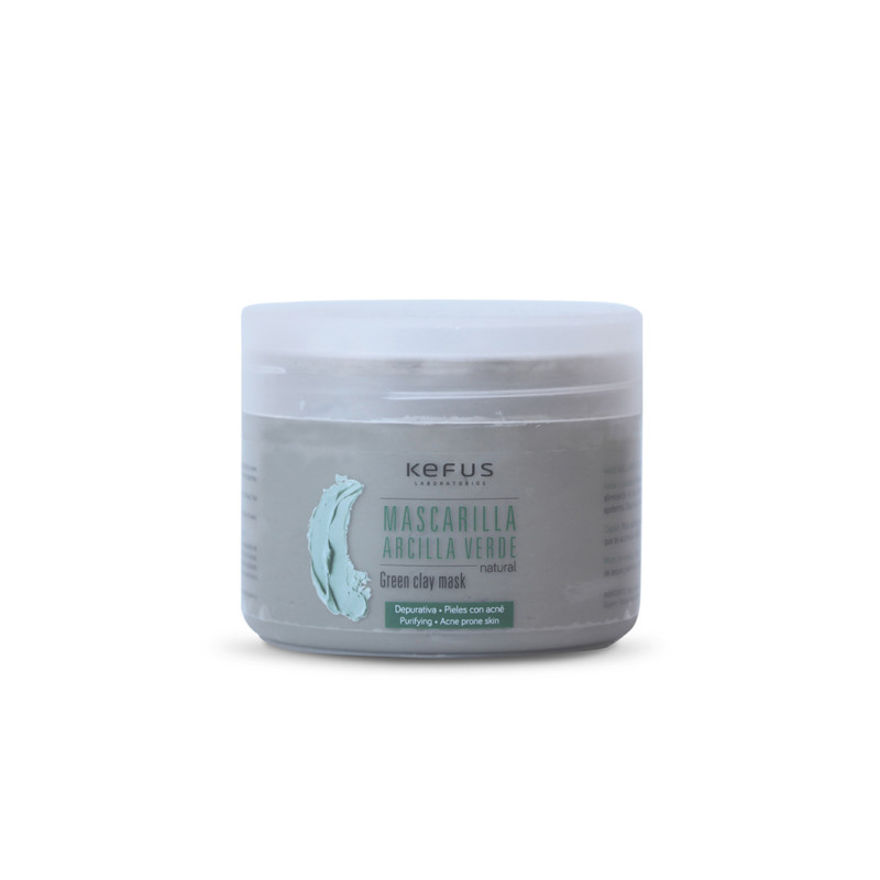 KEFUS - MASCARILLA DE ARCILLA VERDE NATURAL 250 ML KEFUS - MASCARILLA DE ARCILLA VERDE NATURAL 250 ML