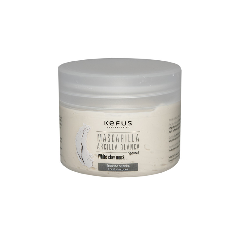 KEFUS - MASCARILLA DE ARCILLA BLANCA NATURAL 250 ML