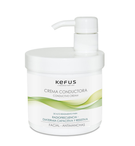 KEFUS  - CREMA CONDUCTORA RADIOFRECUENCIA FACIAL ANTIMANCHAS 500 ML