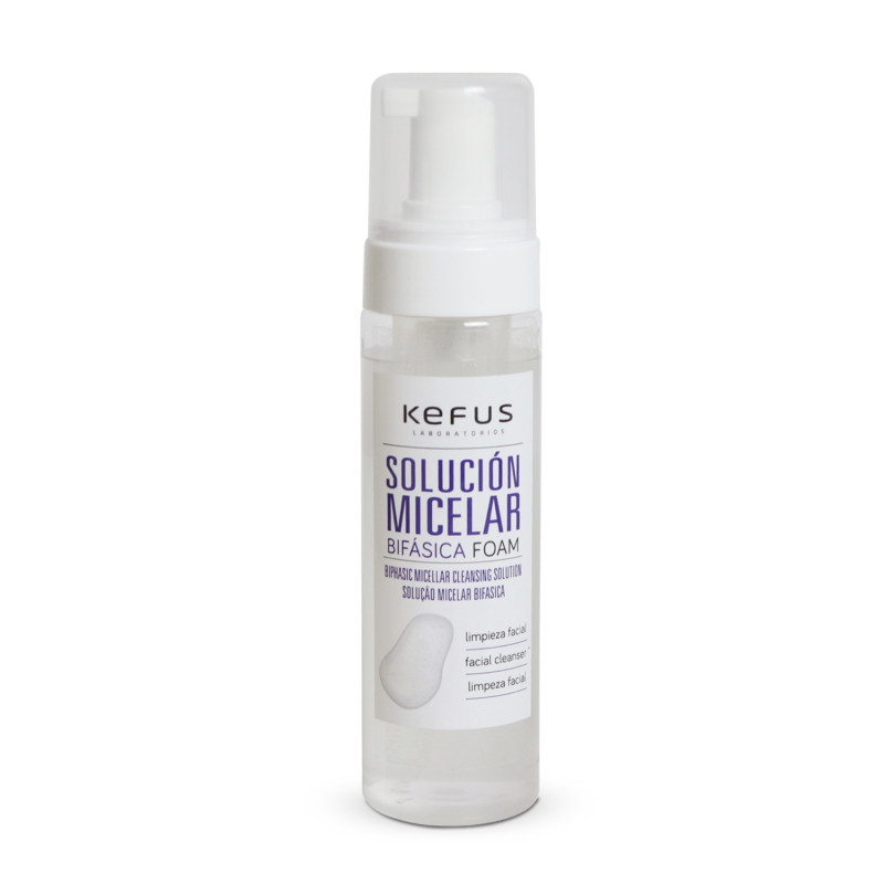KEFUS - AGUA MICELAR BIFÁSICA FACIAL FOAM 200 ML KEFUS - AGUA MICELAR BIFÁSICA FACIAL FOAM 200 ML