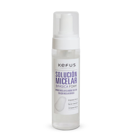 KEFUS - AGUA MICELAR BIFÁSICA FACIAL FOAM 200 ML