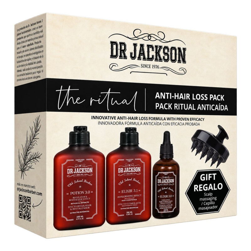 DR.JACKSON - RITUAL ANTICAIDA+CEPILLO MASAJEADOR
