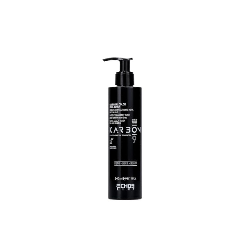 ECHOSLINE - MASCARILLA NEGRA KARBON9 240 ML