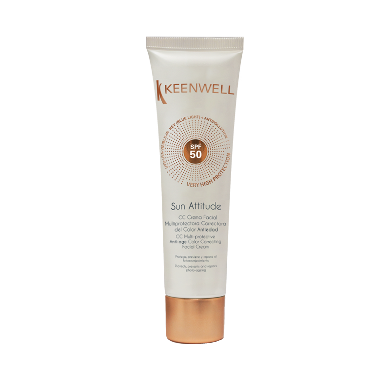 KEENWELL - CC CREAM FACIAL MULTIPROTECTORA ANTIEDAD CORRECTORA DEL COLOR SPF50 60ML KEENWELL - CC CREAM FACIAL MULTIPROTECTORA ANTIEDAD CORRECTORA DEL COLOR SPF50 60ML