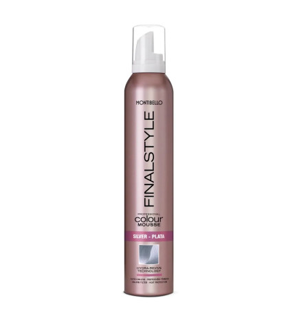 MONTIBELLO – FINALSTYLE COLOUR MOUSSE SILVER 320 ML