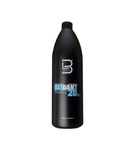 L3VEL3 - OXIDANT 20 VOL 6% 1000 ML OXIDANTE PROFESIONAL