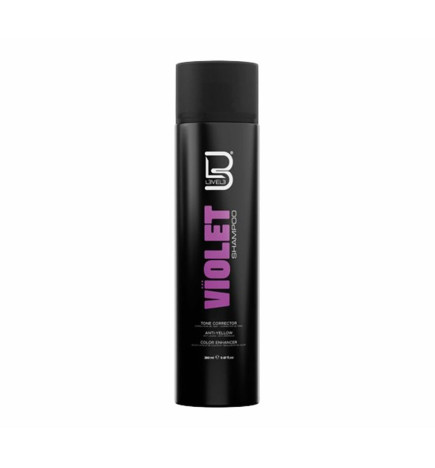L3VEL3 - VIOLET SHAMPOO 280 ML CHAMPÚ VIOLETA PARA CABELLOS RUBIOS Y GRISES
