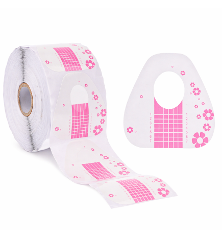 POLLIÉ - MOLDES PARA UÑAS DE DOBLE ESPESOR 500 UNDS